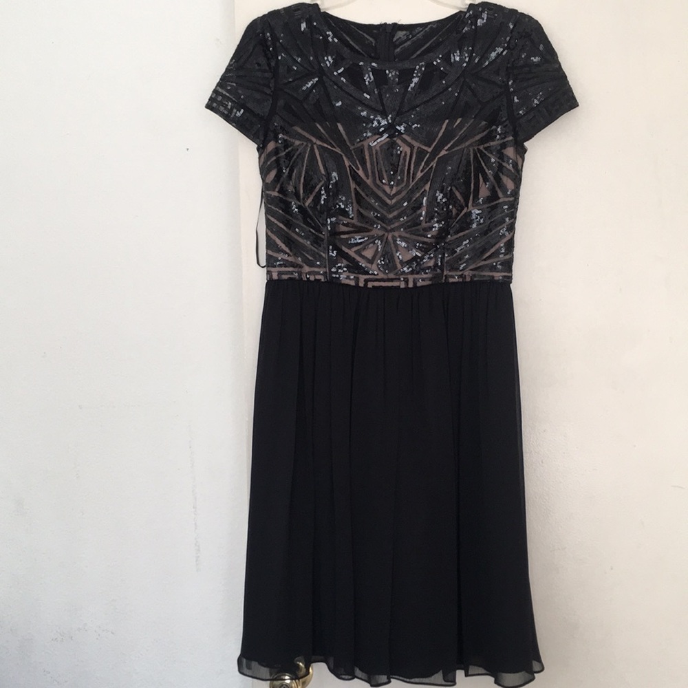 Decode Black Sequin Sparkle Dress